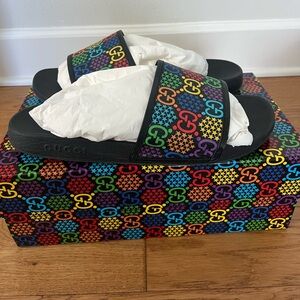Gucci Men’s Psychedelic Slides